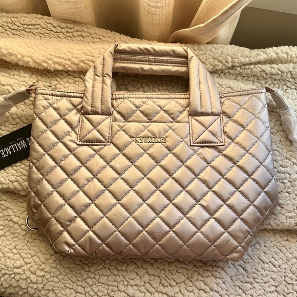 NWT Pale Rose Gold MZ WALLACE SUTTON DELUXE SMALL - Picture 10 of 10